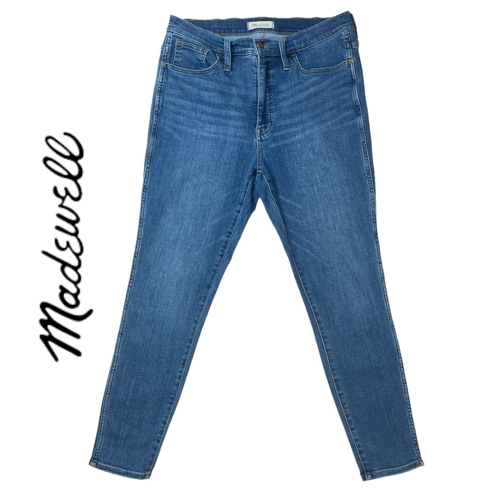 Madewell |‎ Womens 31 | 10” High-Rise Skinny Jeans Medium Wash Stretch